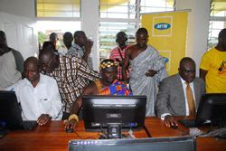 MTN Commissions ICT Centre At Nyinahin