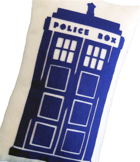 Doctor Who Inspired Tardis Pillow Pic Global Geek News