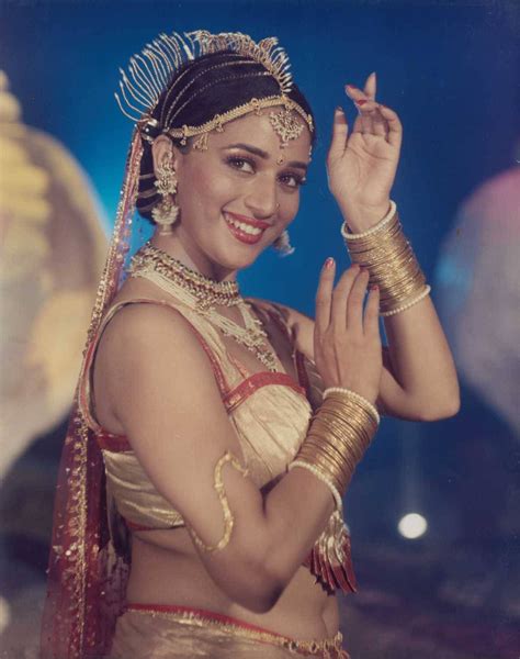 Madhuri Dixit Navel Kiss Image Hollywood Actress Hot Images Madhuri