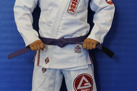 The Purple Belt In Bjj Gracie Barra Brazilian Jiu Jitsu Martial