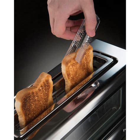 Russell Hobbs Purity Glass Line Toaster Stainless Steel