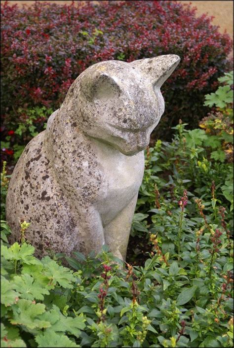 Zen Cat By Ottomatt On Deviantart Cat Statue Animal Sculptures Pet