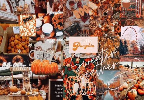 10 Autumn Collage Wallpaper Ideas For Pc And Laptop Hello Pumpkin Sweater Weather 1 Fab Mood