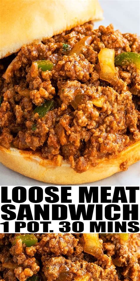 My whole family loved it! LOOSE MEAT SANDWICH RECIPE- The best classic, quick and ...