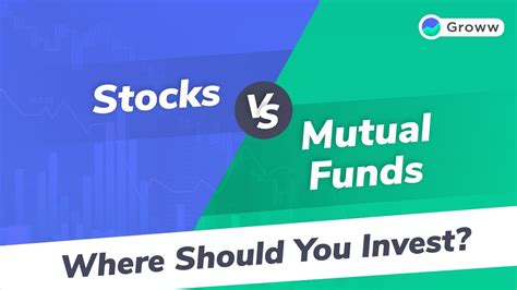 Stocks Vs Mutual Funds Should You Invest In Stocks Or Mutual Funds Stock Market For