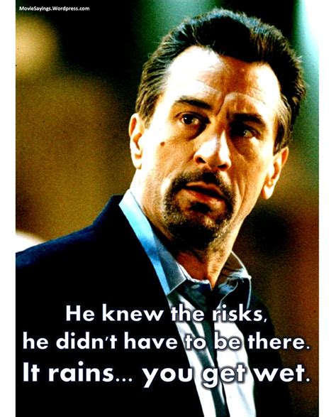 While vincent is focused on taking down this latest gang of. De Niro Heat Movie Quotes. QuotesGram