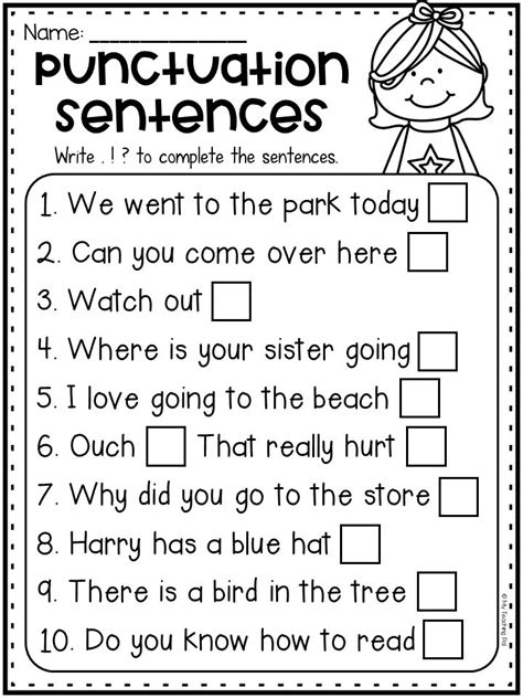 Check spelling or type a new query. Grammar Worksheet Packet - Sentences, Punctuation, Capitals, Conjunctions & more | Teaching ...