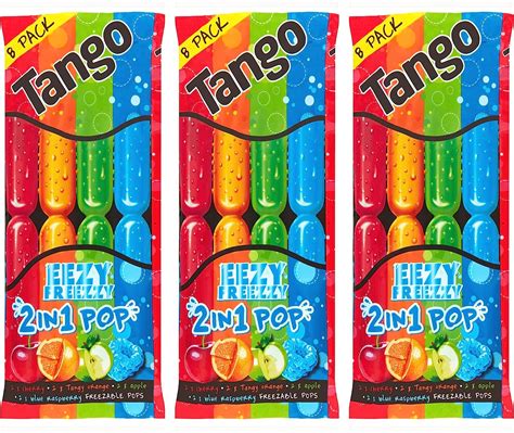 Eezy Freezzy Tango Ice Lollies 2 In 1 Ice Pops Includes Fruit