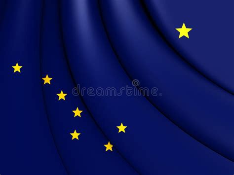 Flag Of Alaska Stock Illustration Illustration Of Windy 5279458