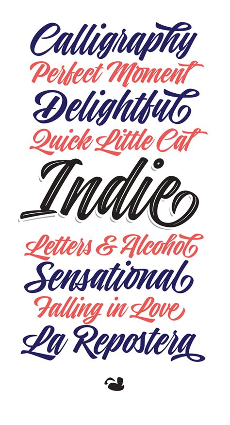 Indie Fonts Trendy Brush Script Fonts From Lián Types