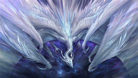 Artstation White Crystal Dragon
