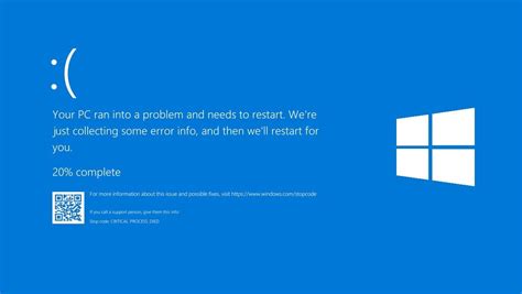 Windows Microsoft Va Bient T Ressusciter Son Cran Bleu De La Mort