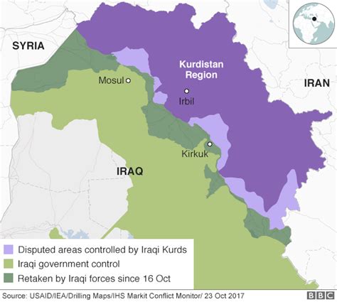 Iraq Rejects Kurdish Offer To Freeze Independence Bbc News