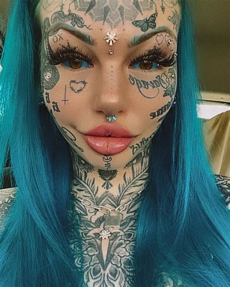 Model Covers Face Tattoos With Make Up And Is Freaked Out By