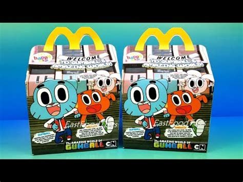 Mcdonald S The Amazing World Of Gumball Happy Meal Toys Box