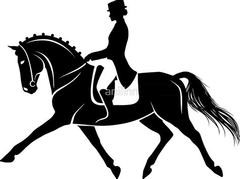 Dressage Horse Silhouette At Getdrawings Free Download