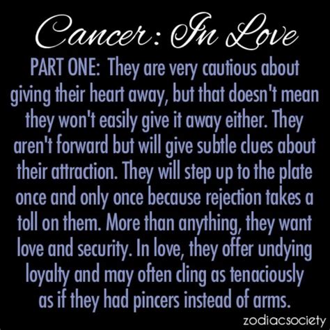 As a father, he's very involved. Cancer: In Love | Zodiac | Pinterest