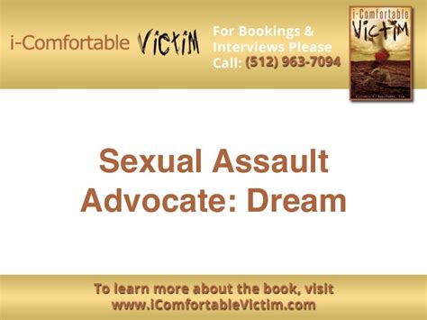 Sexual Assault Advocate Dream