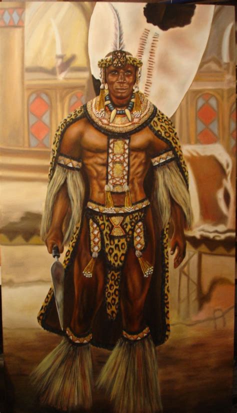 Shaka Zulu African Emperor Shaka Was A Great Zulu King And