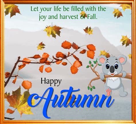 The Joy And Harvest Of Fall Free Happy Autumn Ecards Greeting Cards