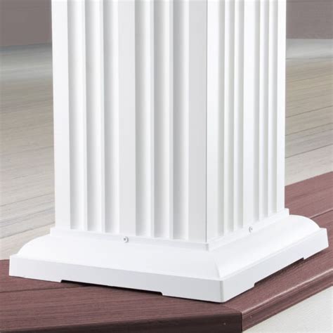 Afco Square Fluted Aluminum Columns Decksdirect