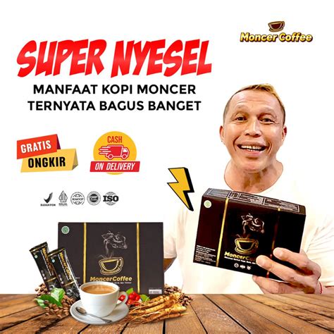 Jual Moncer Coffe Original Bpom Kopi Stamina Tahan Lama Shopee Indonesia
