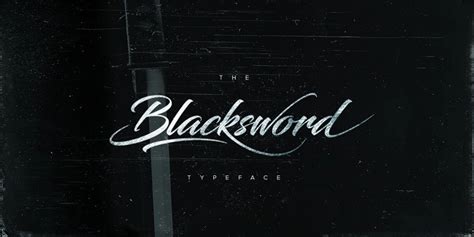 Blacksword Script Font Download Fonts