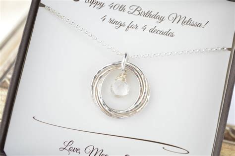 We are a pioneer online florist with over 20 years of exceptional service in the gifts delivery business and our delivery services cover more than 350 destinations around the world. April birthstone necklace, 40th Birthday gift for her, 4th ...