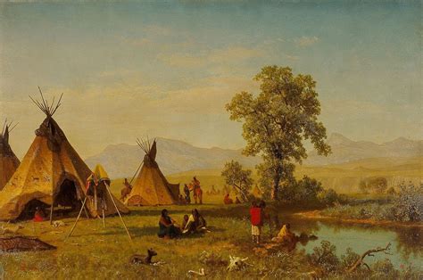 Sioux Albert Bierstadt Paintings Fort Laramie Blanton Museum Indigenous North Americans