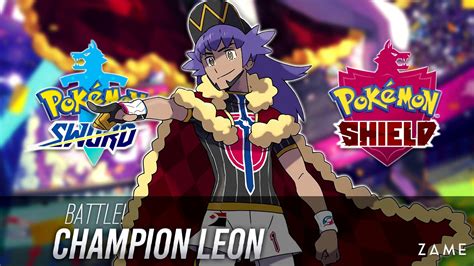 pokemon images pokemon sword and shield champion leon pose