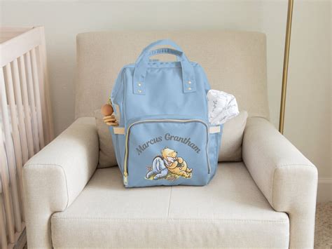 Personalized Winnie The Pooh Diaper Bag For Boy Winnie The Pooh Diaper