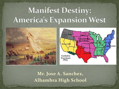 Ppt Manifest Destiny Americas Expansion West Powerpoint
