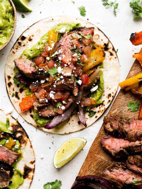 Grilled Skirt Steak Fajitas Story Plays Well With Butter