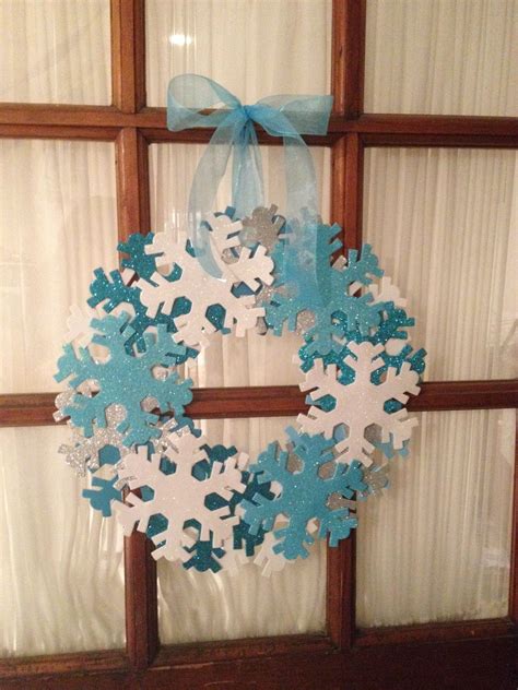 Snowflake Wreath For Classroom