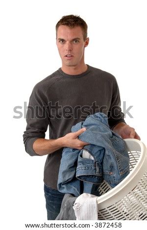 Naked Man Ironing Shirt Cup Coffee Stock Photo Shutterstock