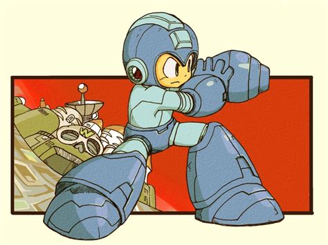 Game Character Character Concept Concept Art Chibi Mega Man Art