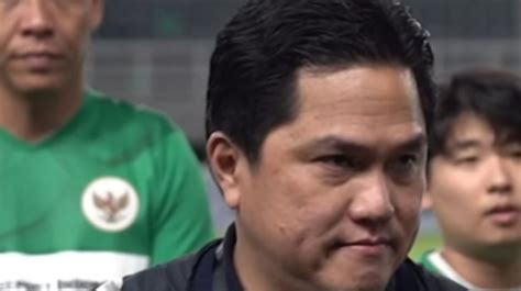 Jelang Laga Kontra Palestina Erick Thohir Beri Motivasi Ke Timnas