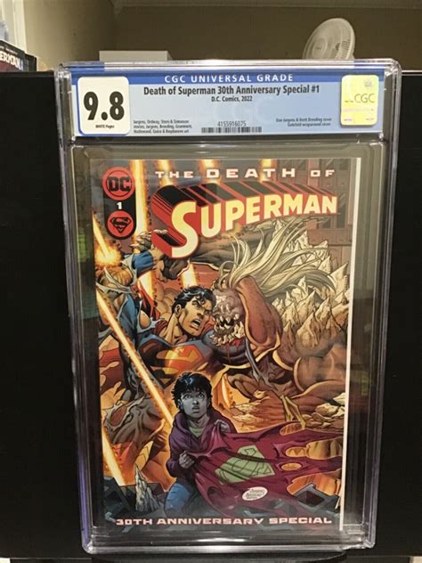 Death Of Superman 30th Anniversary Special 1 Cgc 98 Comic Books