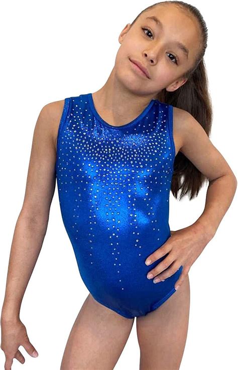 Buy Lil Fox Gymnastics Leotards For Girls Shiny Foil Shimmer Dance