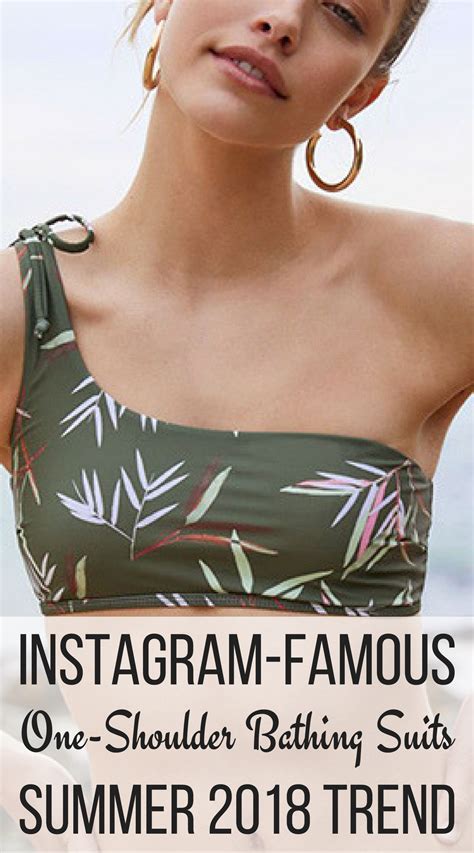 The Instagram Famous One Shoulder Bathing Suits That Will Be Everywhere