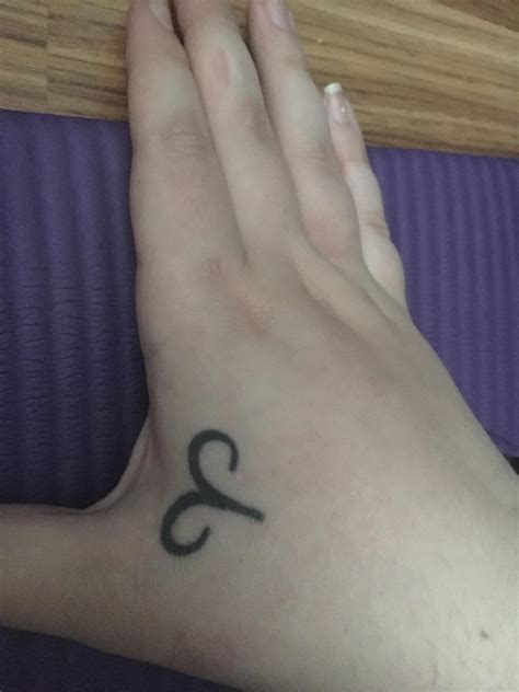 My Aries tattoo! : r/astrology