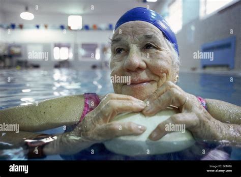 60 Year Old Woman Swimming High Resolution Stock Photography And Images