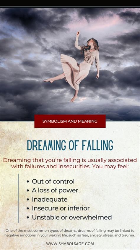 Falling In Your Dreams Interpretation And Symbolism