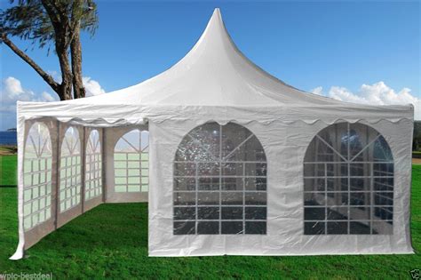 For camping outdoor wedding party patio gazebo garden. 20 x 20 PVC Pagoda Tent Canopy Gazebo