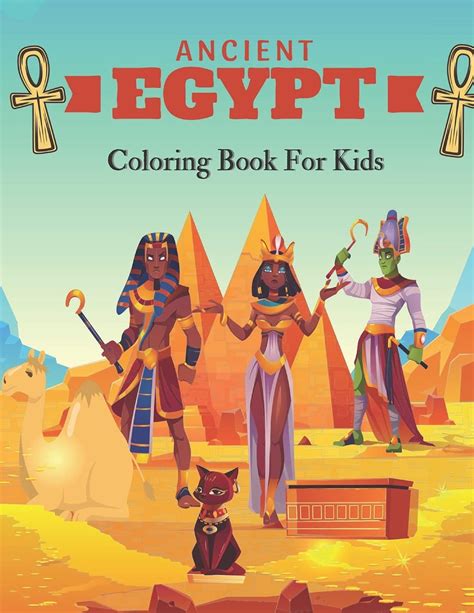 Ancient Egypt Coloring Book For Kids Life In Ancient Egypt Coloring