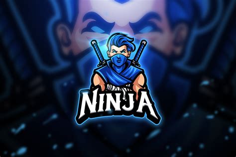 Ninja Mascot Esport Logo Ninja Logo Game Logo Design Logo