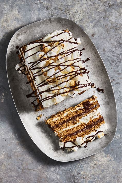 Smores Icebox Cakegoodhousemag Memorial Day Desserts Mothers Day