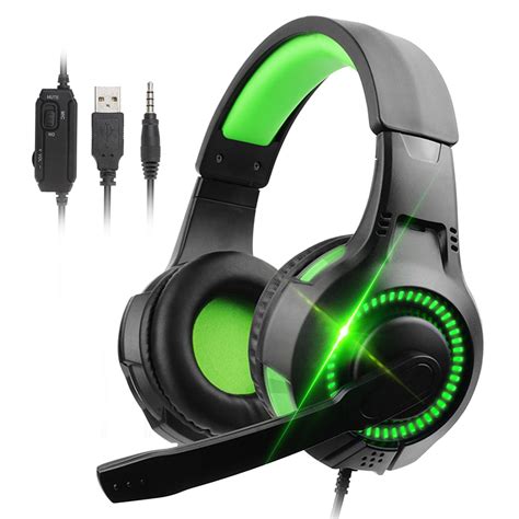 Usb Gaming Headset Compatible With Ps4 Xbox One Headset With Noise
