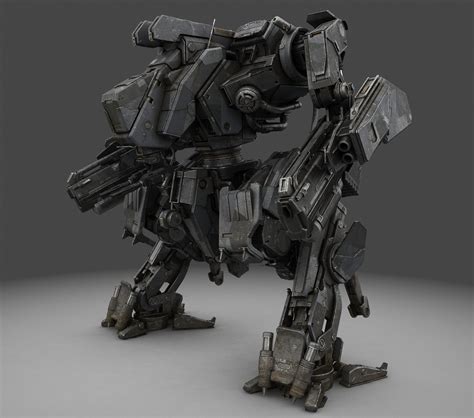 3d Mech Robot Battle Robots Mech Robots Concept