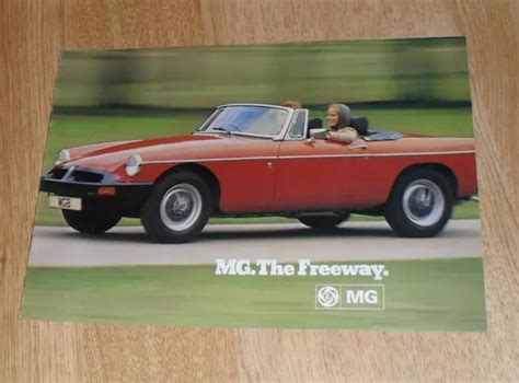 MG RANGE BROCHURE Midget Mk MGB GT V Roadster EUR PicClick IT